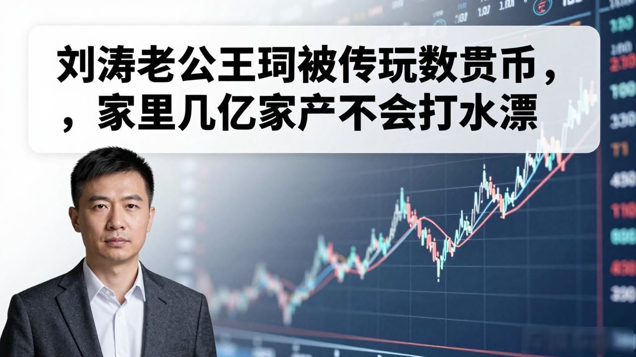 刘涛老公王珂被传玩数字货币，家里几亿家产会不会打水漂