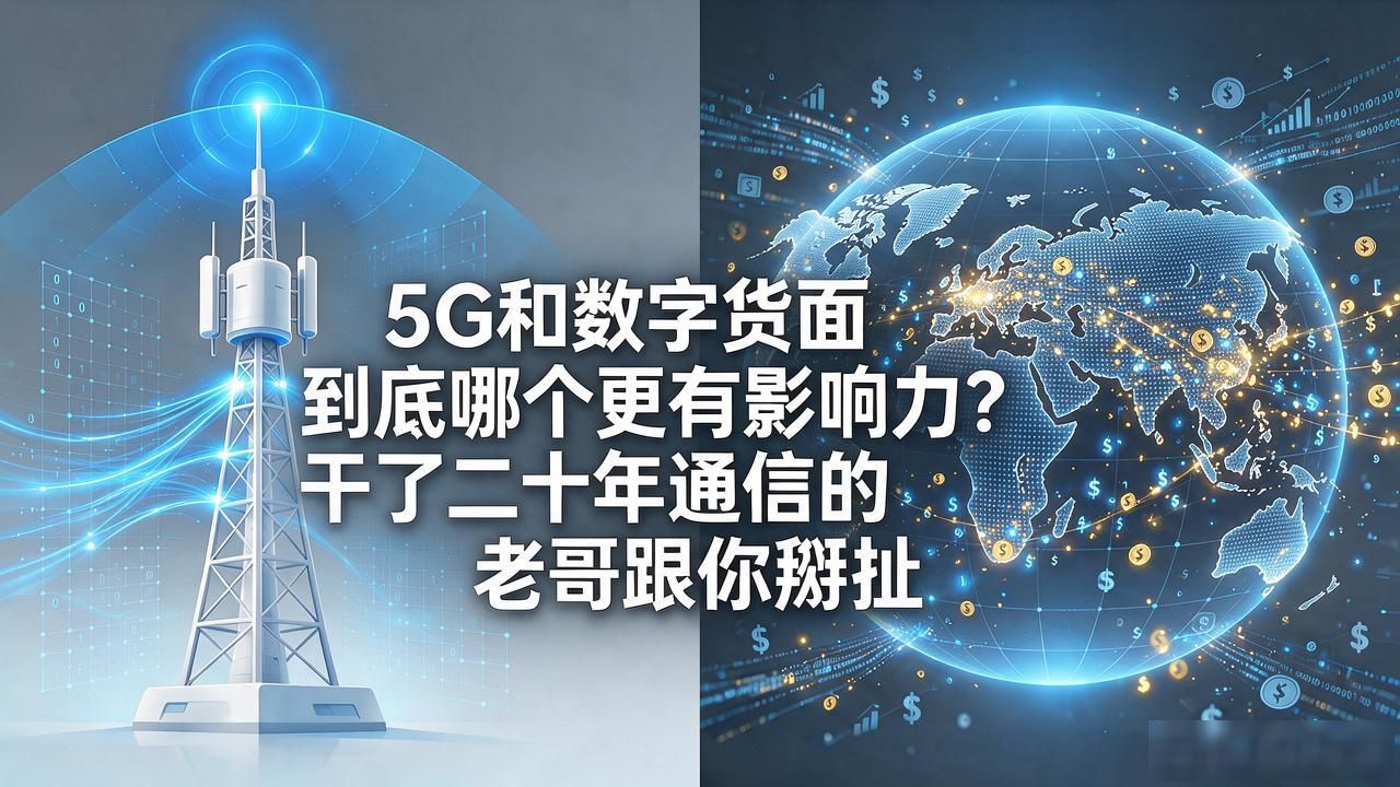 5G和数字货币到底哪个更有影响力？干了二十年通信的老哥跟你掰扯