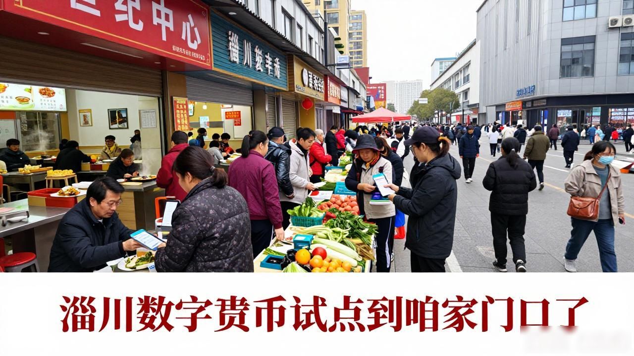 淄川数字货币试点到咱家门口了，普通人怎么领、怎么花、有啥好处