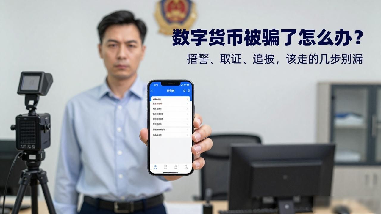 数字货币被骗了怎么办？报警、取证、追回，该走的几步别漏