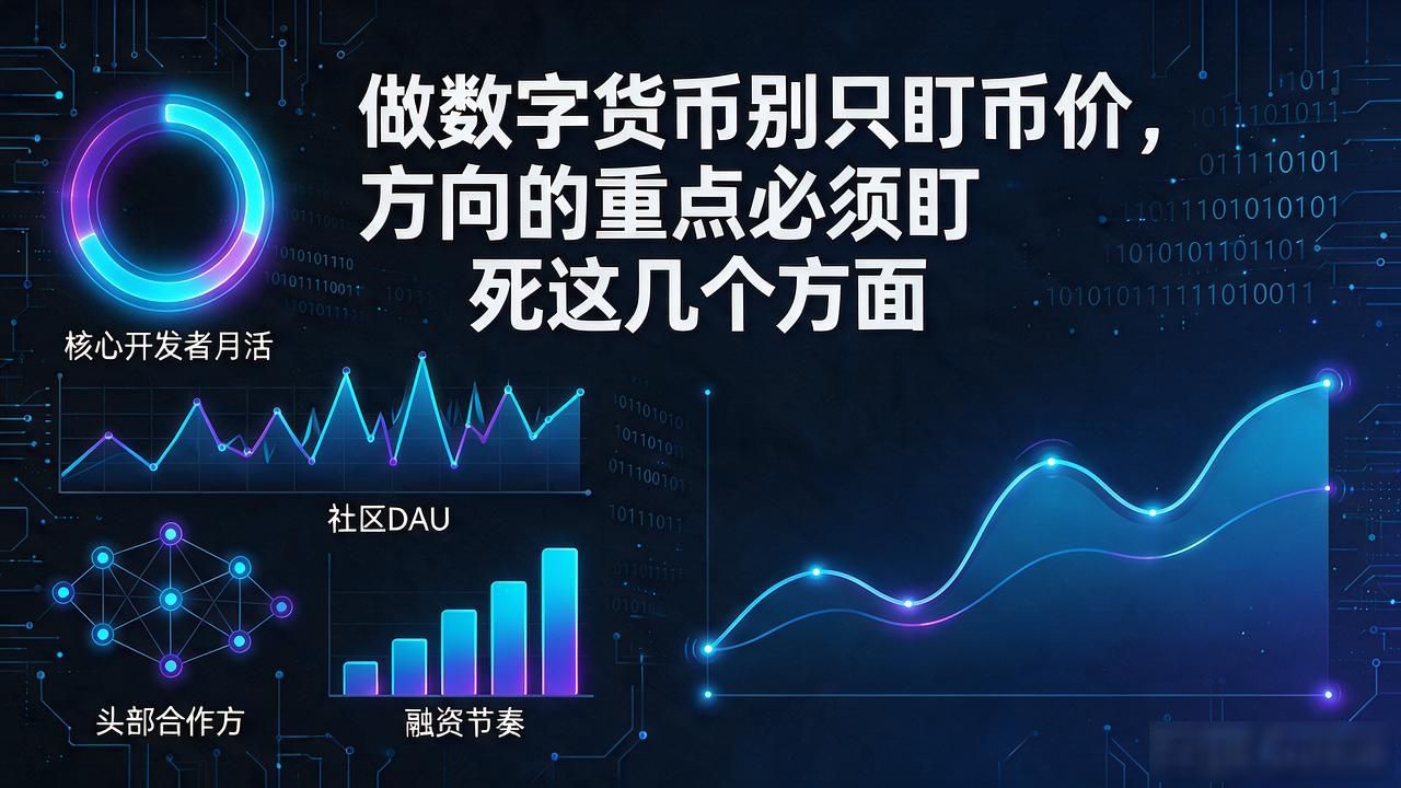 做数字货币别只盯币价，方向的重点必须盯死这几个方面