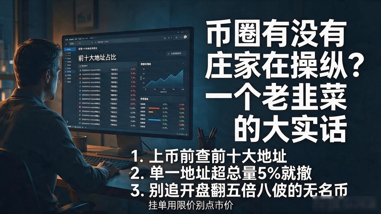 币圈有没有庄家在操纵？一个老韭菜的大实话