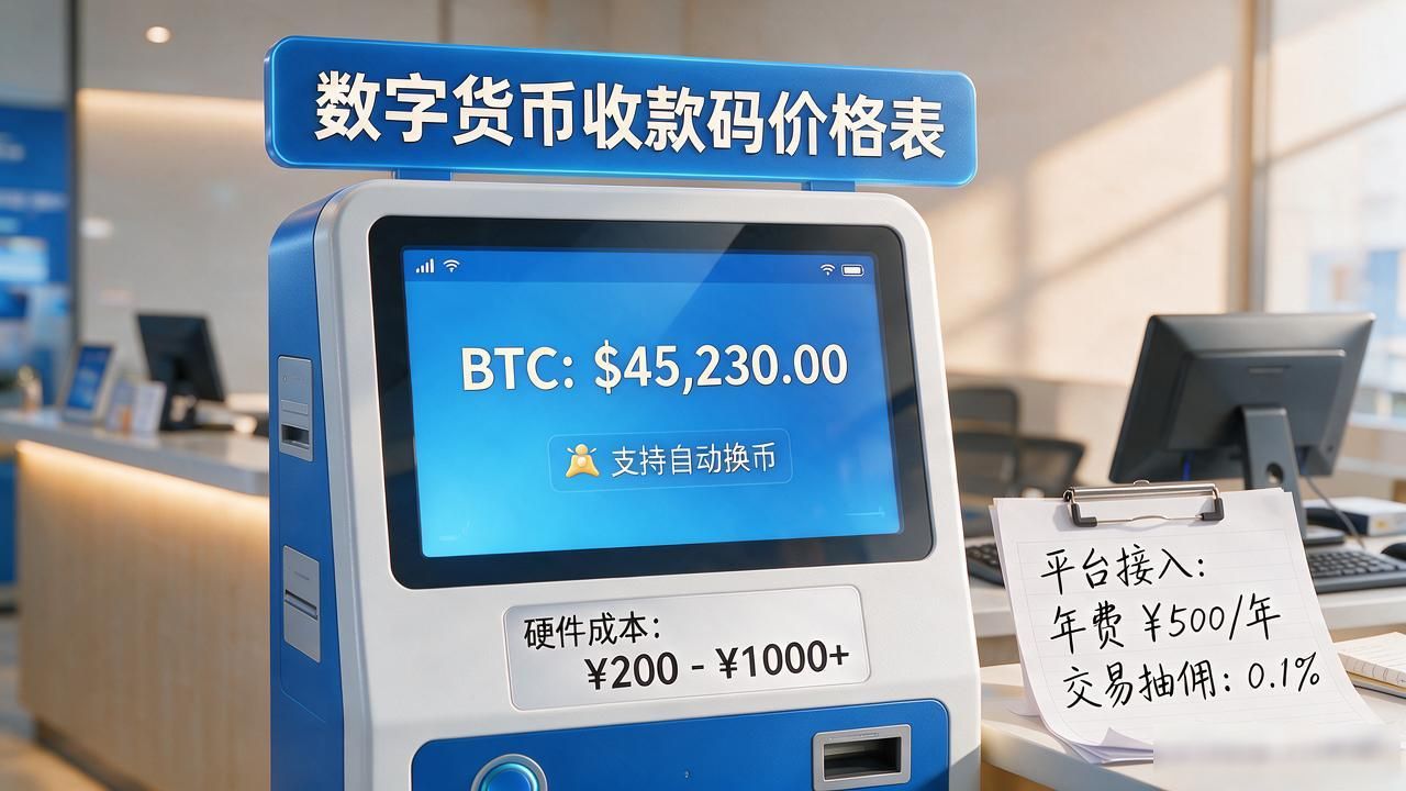 数字货币收款码价格表，开店前先把这几笔账算明白