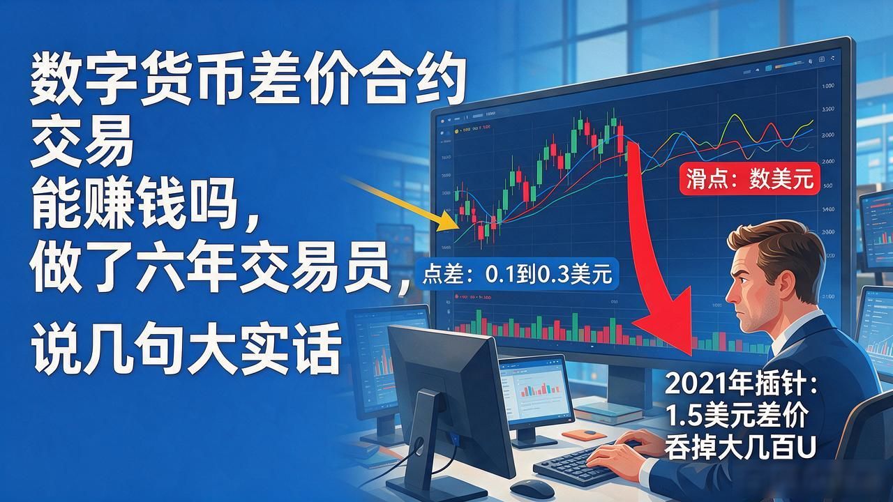 数字货币差价合约交易能赚钱吗，做了六年交易员说几句大实话