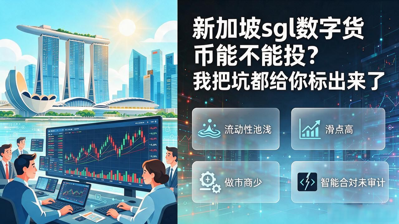 新加坡sgl数字货币能不能投？我把坑都给你标出来了