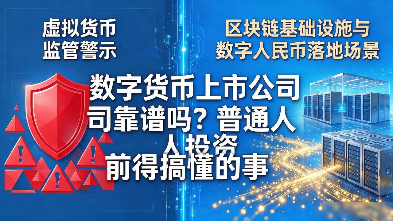 数字货币上市公司靠谱吗？普通人投资前得搞懂的事
