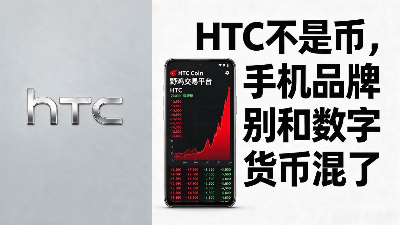 HTC不是币，手机品牌别和数字货币混了