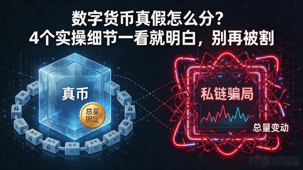 数字货币真假怎么分？4个实操细节一看就明白，别再被割