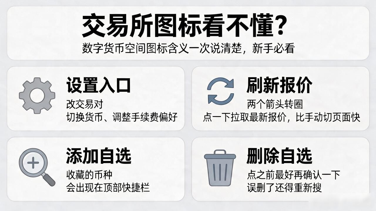 交易所图标看不懂？数字货币空间图标含义一次说清楚，新手必看
