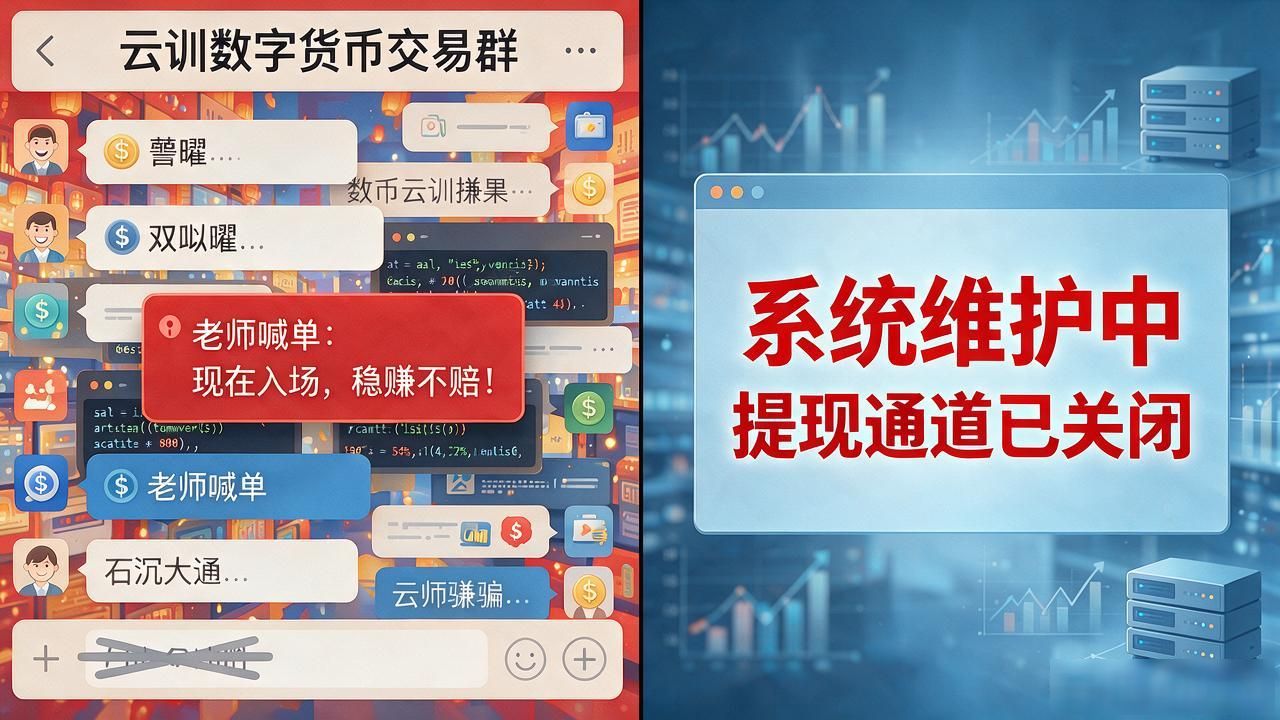 云训数字货币是骗人的，我劝你赶紧关掉别碰了