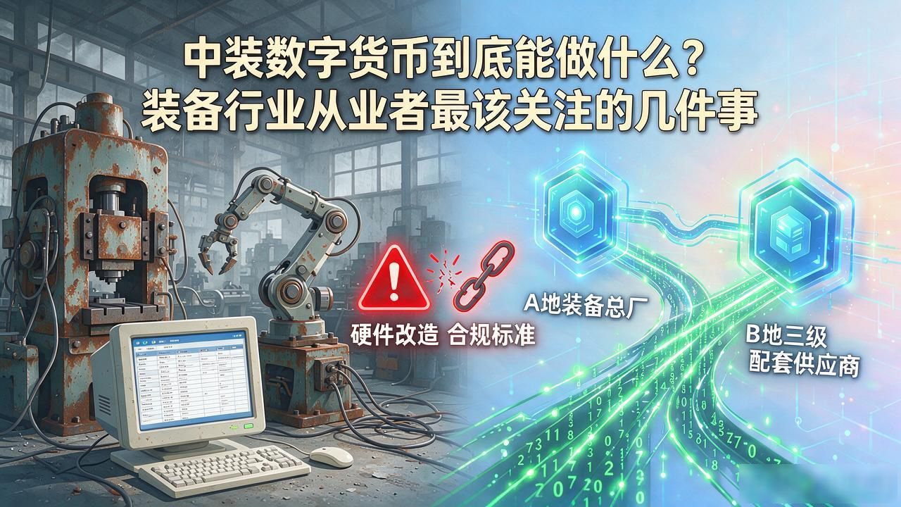 中装数字货币到底能做什么？装备行业从业者最该关注的几件事
