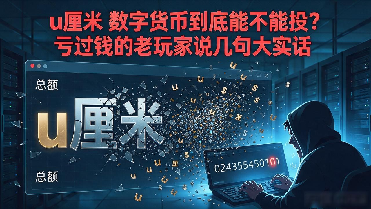 u厘米 数字货币到底能不能投?亏过钱的老玩家说几句大实话