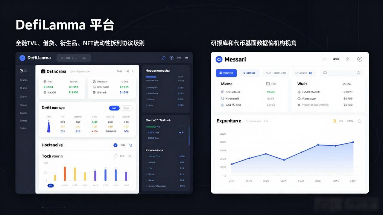 DeFi协议指标数据平台_链上数据源选择_最多的数字货币数据