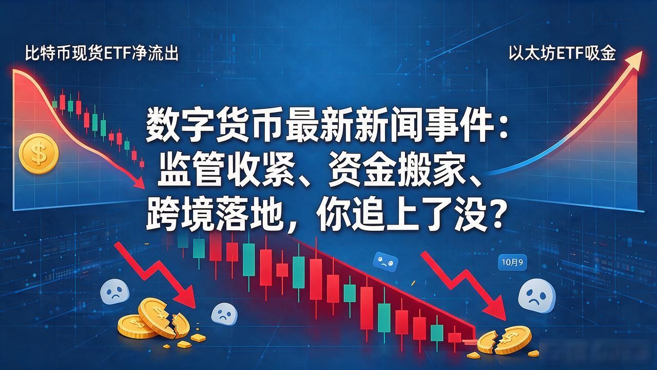 数字货币最新新闻事件：监管收紧、资金搬家、跨境落地，你追上了没