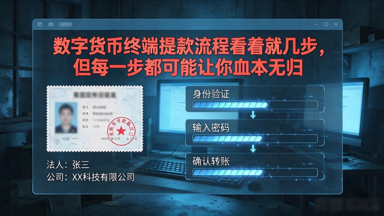 数字货币终端提款流程看着就几步，但每一步都可能让你血本无归
