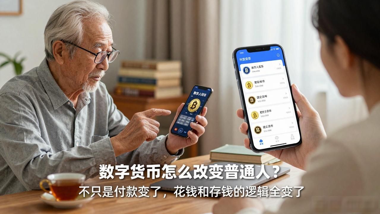 数字货币怎么改变普通人？不只是付款变了，花钱和存钱的逻辑全变了