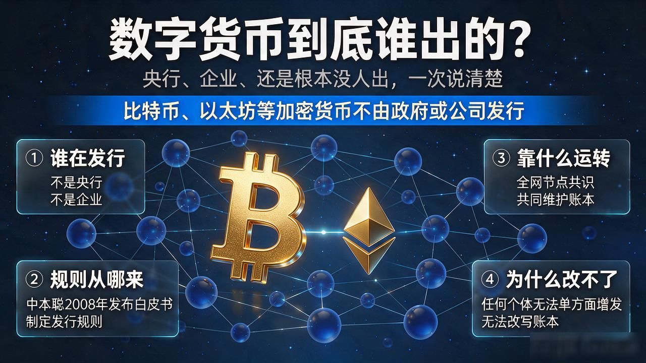 数字货币到底谁出的？央行、企业、还是根本没人出，一次说清楚