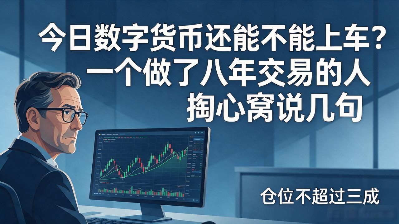 今日数字货币还能不能上车？一个做了八年交易的人掏心窝说几句