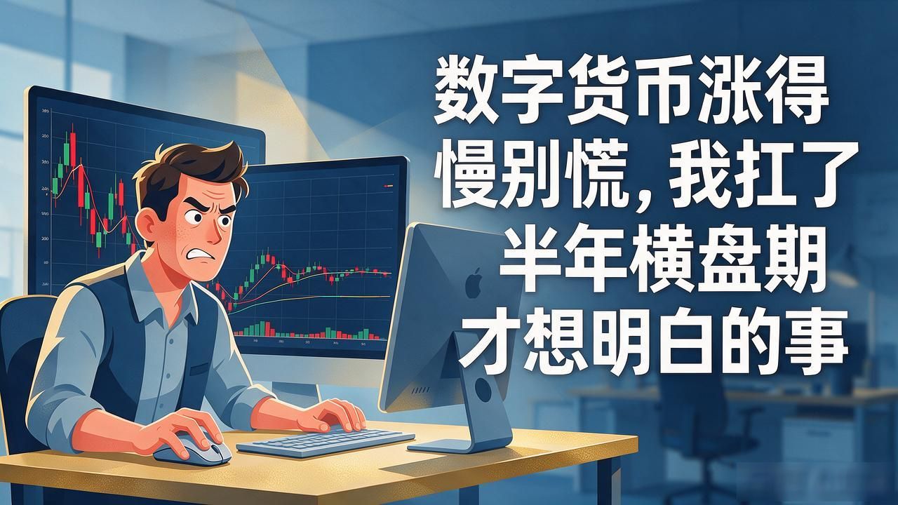 数字货币涨得慢别慌，我扛了半年横盘期才想明白的事