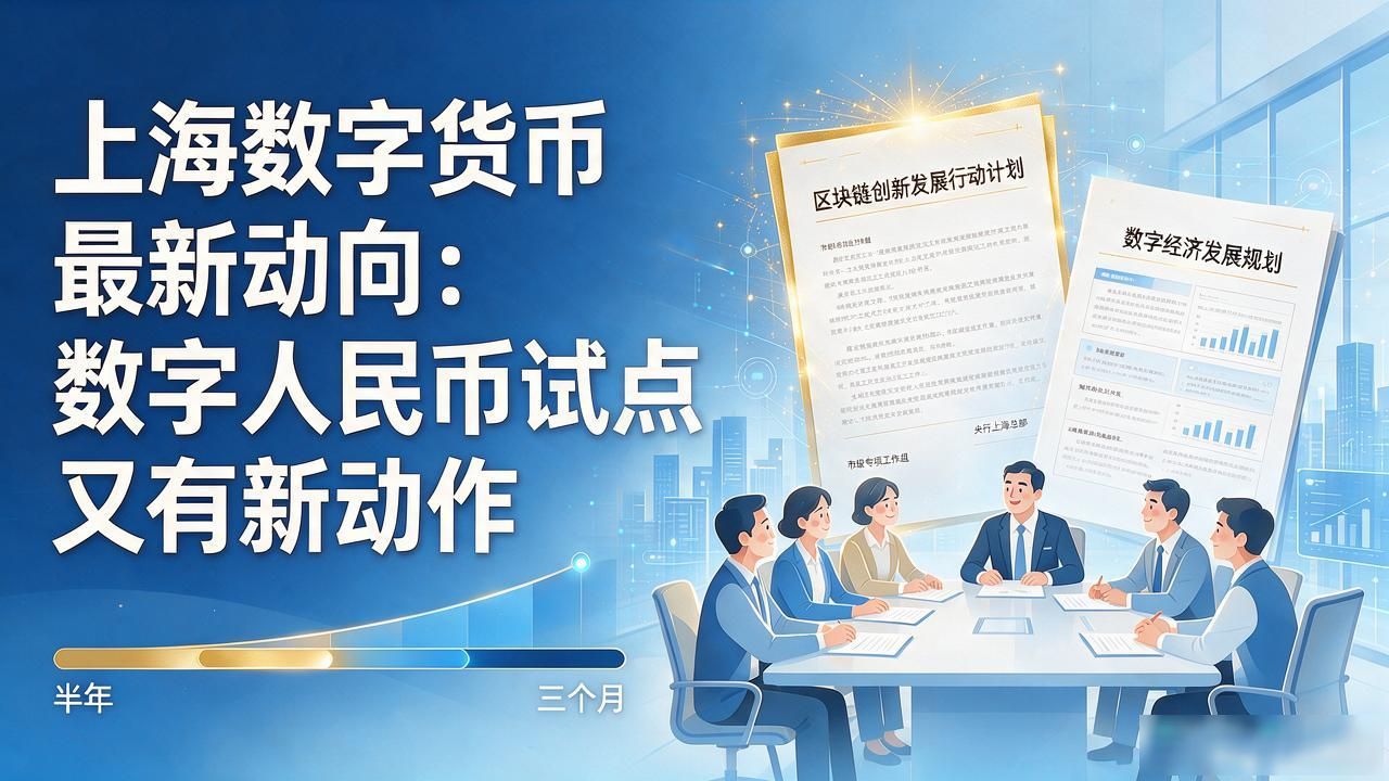 上海数字货币最新动向：数字人民币试点又有新动作