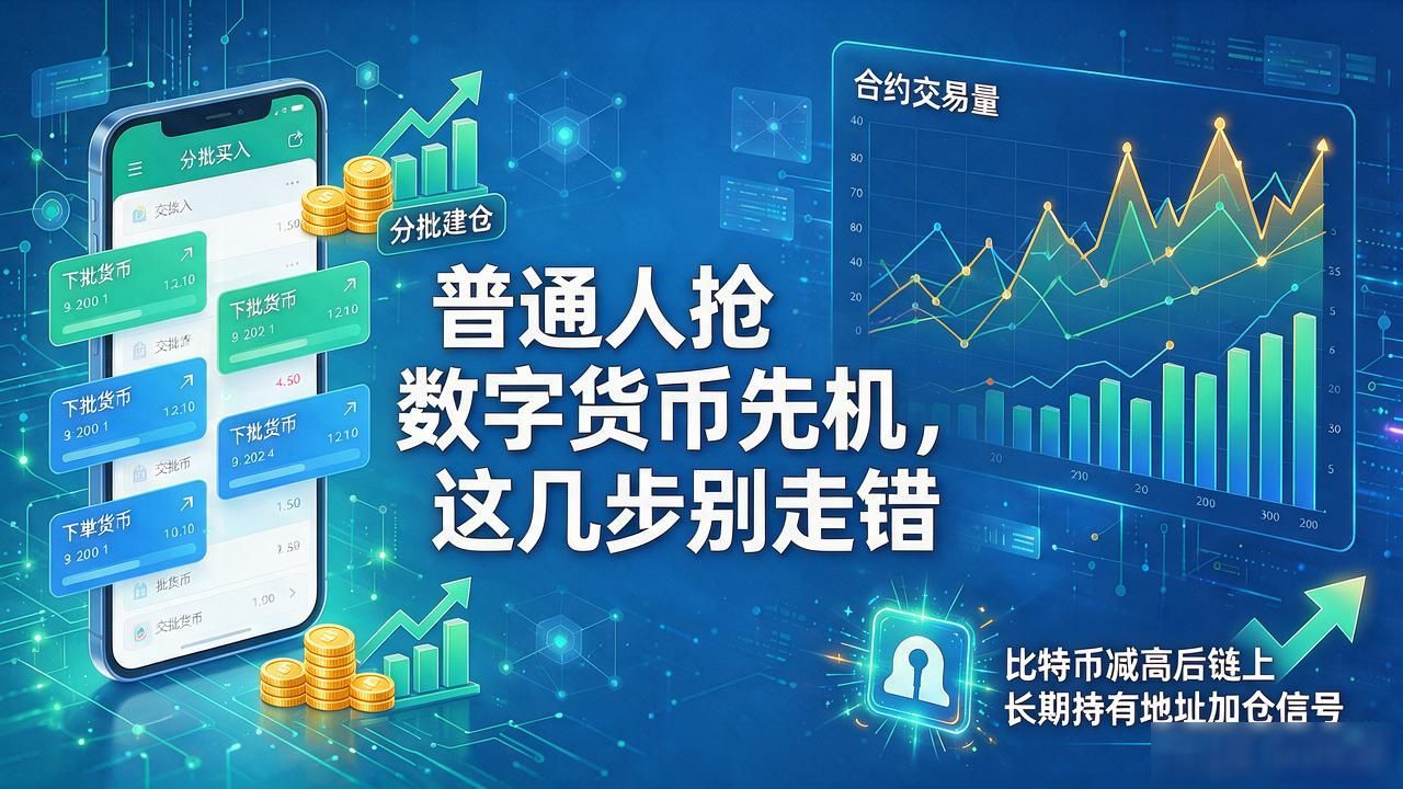 普通人抢数字货币先机，这几步别走错
