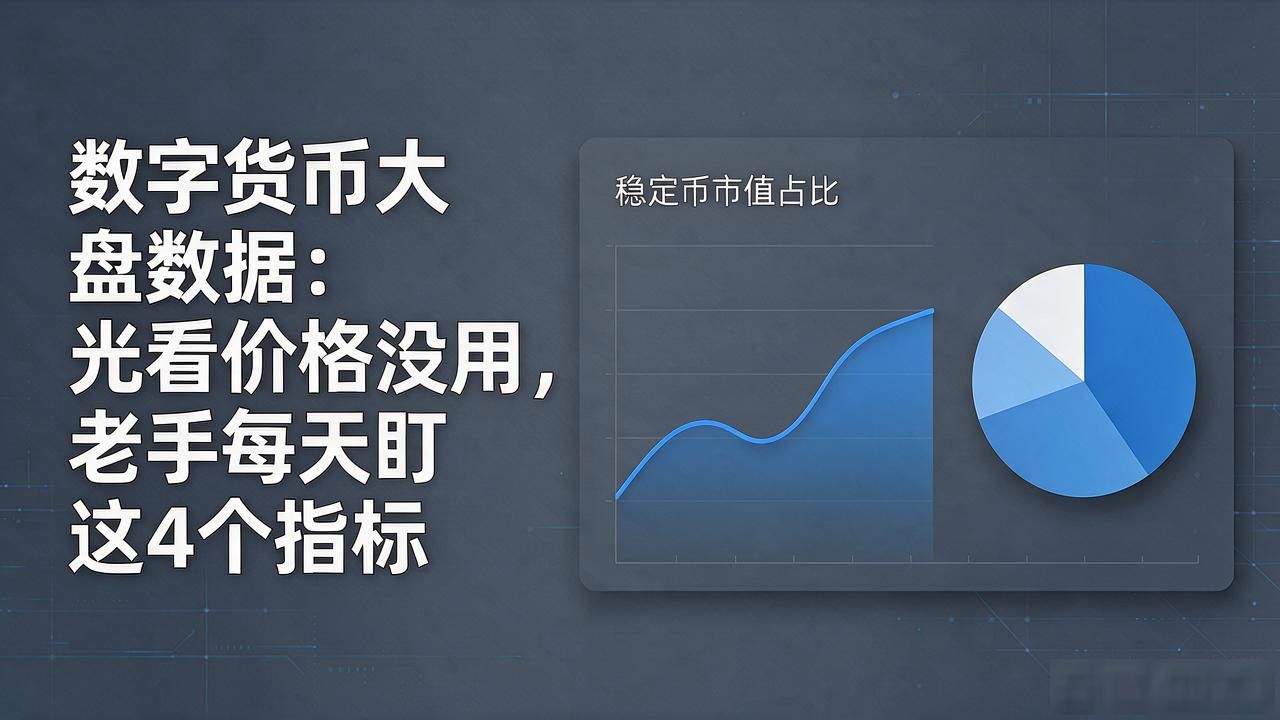 数字货币大盘数据：光看价格没用，老手每天盯这4个指标