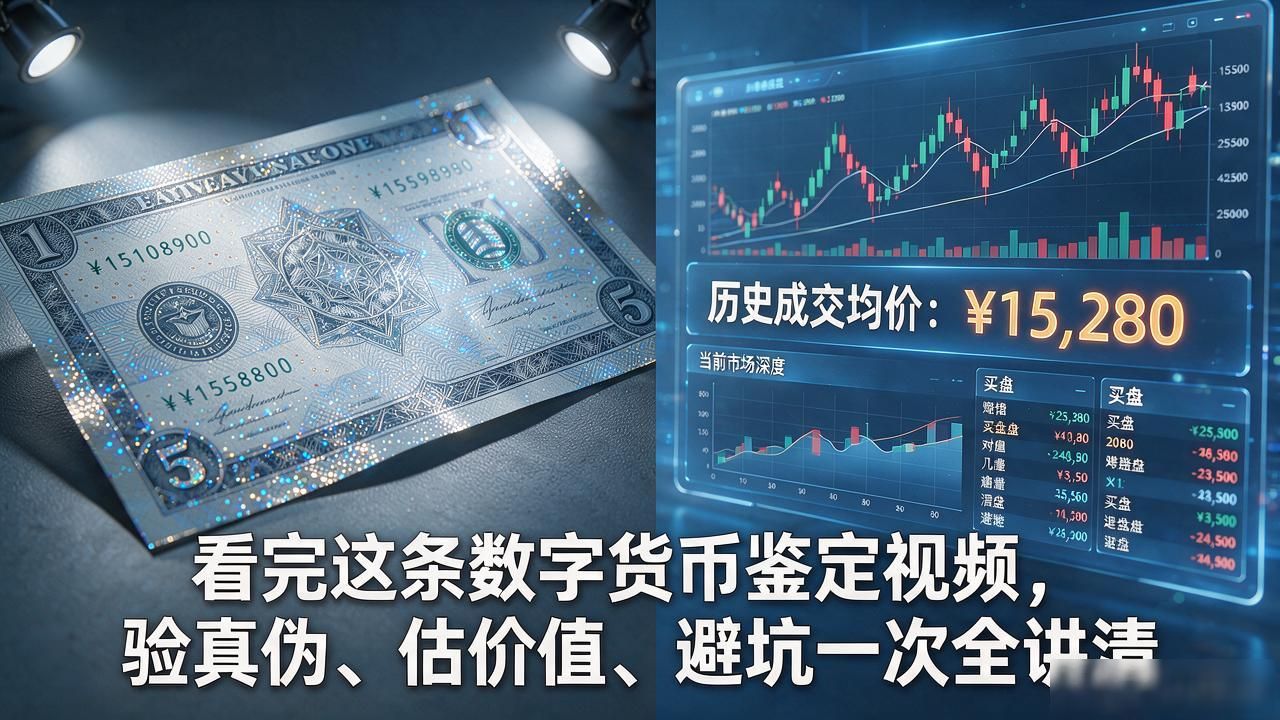 看完这条数字货币鉴定视频，验真伪、估价值、避坑一次全讲清