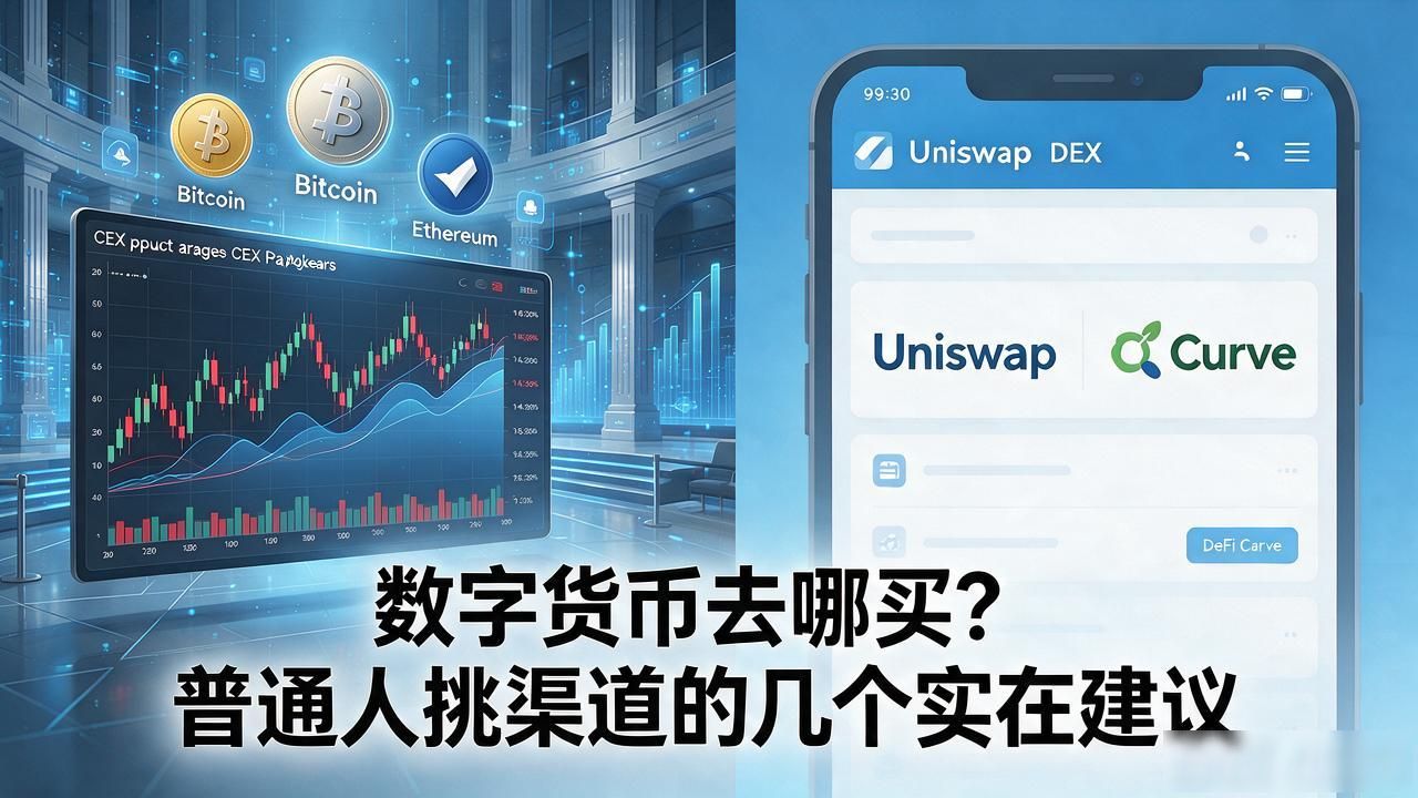 数字货币去哪买？普通人挑渠道的几个实在建议