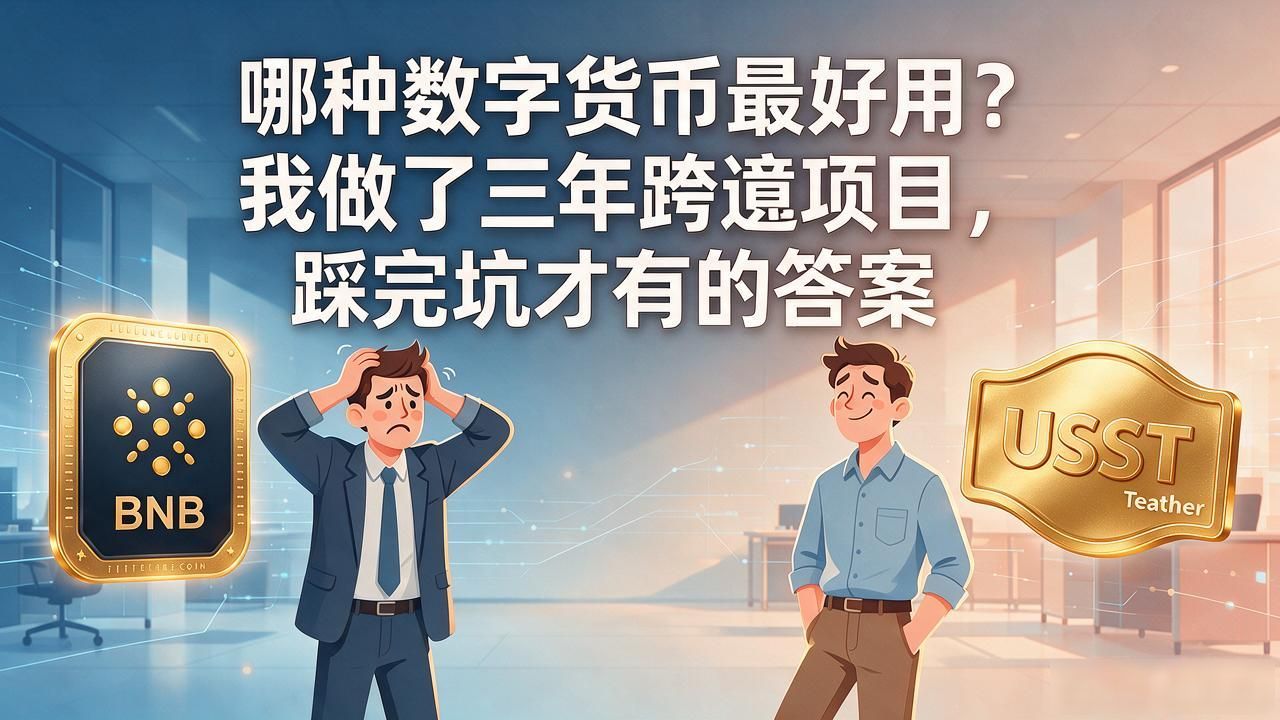 哪种数字货币最好用？我做了三年跨境项目，踩完坑才有的答案