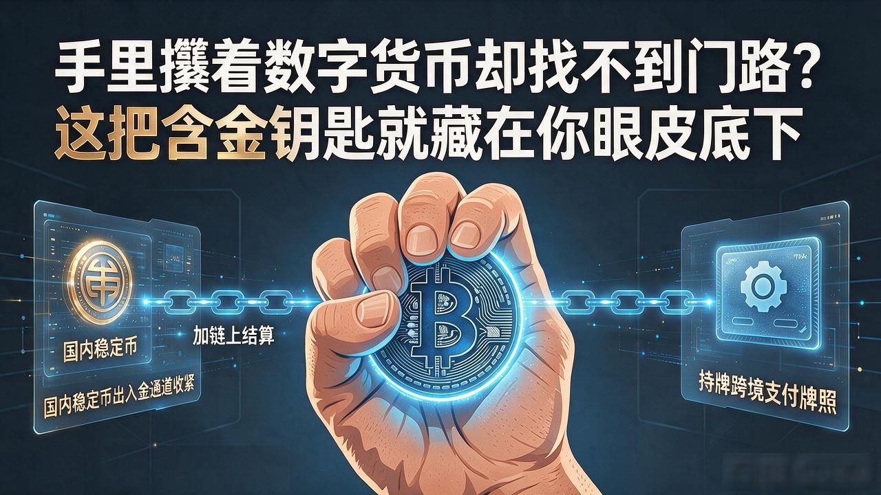 手里攥着数字货币却找不到门路？这把含金钥匙就藏在你眼皮底下