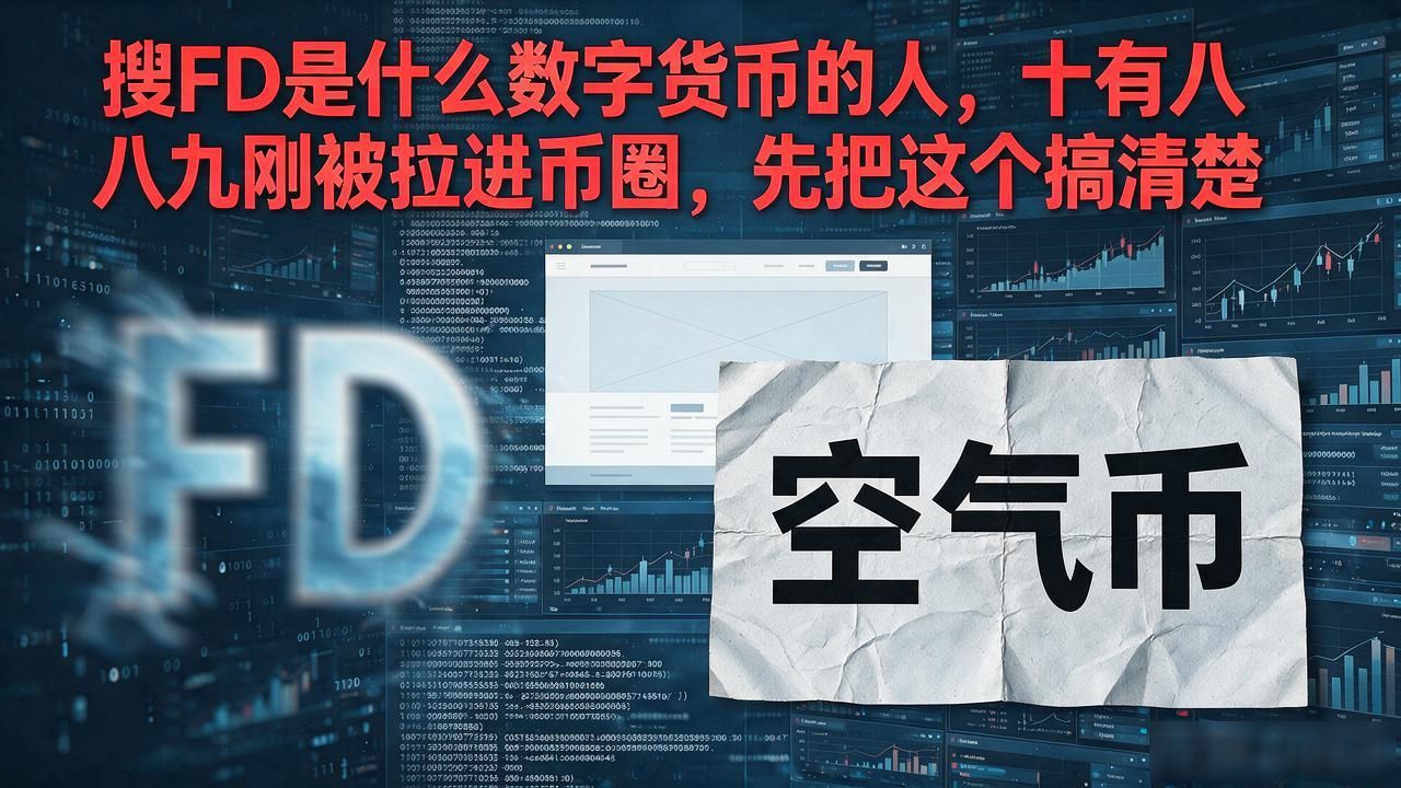 搜FD是什么数字货币的人，十有八九刚被拉进币圈，先把这个搞清楚